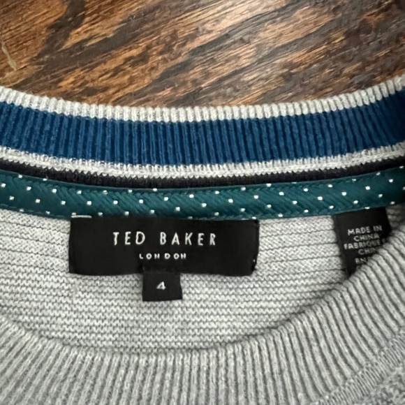 Ted Baker gray sweater size 4 - Picture 5 of 7